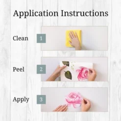 Pastel Floral Wall Decor - Decalcomania -Children Products Store GUEST 69d225e0 2a68 4702 9089 33666b40f1d7