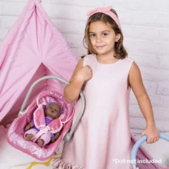 Adora Baby Doll Car Seat Carrier Glam Sparkly & Glittery Pink Seat Cover, Fits Dolls Up To 20 Inches -Children Products Store GUEST 69d83c73 de5a 41f3 9303 3be8d66d7396