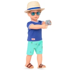 Our Generation 18" Boy Doll Swimsuit Outfit With Pool Noodle - By The Beach 6 Our Generation 18" Boy Doll Swimsuit Outfit With Pool Noodle - By The Beach -Children Products Store GUEST 6a1ca1a4 bb10 4ab8 86e1 3b0a674d5e16
