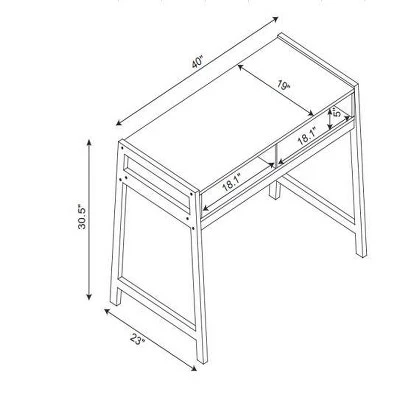 Bly Kids' Desk White - Pillowfort™ 6 Bly Kids' Desk White - Pillowfort™ - Image 4