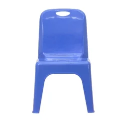 Flash Furniture 2 Pack Blue Plastic Stackable School Chair With Carrying Handle And 11" Seat Height -Children Products Store GUEST 6d2f4d4f a338 4856 8e75 f94baddc9b40