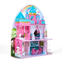Olivia's Little World By Teamson Kids Furnished Castle Dollhouse For 12" Dolls -Children Products Store GUEST 6d704a51 a86e 4388 a7c6 89b6abd359a1