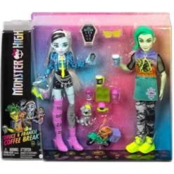 Monster High Deuce + Frankie Coffee Break Dolls -Children Products Store GUEST 6dc10688 a224 41c3 85ca cc50cc0e7c8e