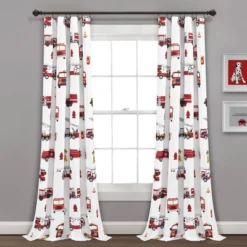 52"x84" Make A Wish Fire Truck Window Curtain Panels Set - Lush Décor 14 52"x84" Make A Wish Fire Truck Window Curtain Panels Set - Lush Décor -Children Products Store GUEST 6dc490c9 2f04 469a ab59 d1d82ff9cf2f