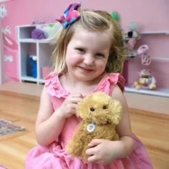 Sophia’s Plush Puppy With Carrier And Accessories For 18" Dolls