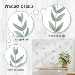 Greenery Wall Decor - Decalcomania -Children Products Store GUEST 6e503d53 be1f 4c1c aa8e c4d80ad216bc