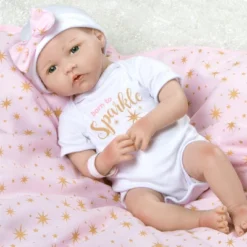 Paradise Galleries Reborn Baby Doll In Silicone-like Vinyl, 19 Inch Newborn Girl Baby Bundles: Born To Sparkle, 7-Piece Ensemble -Children Products Store GUEST 70ed982c e224 4ae3 9ed5 ca9b171769f6