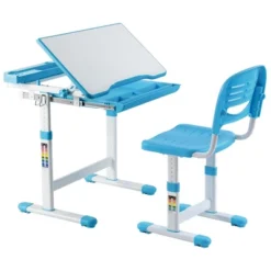 Mount-It! Kids Desk And Chair Set | Height Adjustable Ergonomic Children's School Workstation With Storage Drawer | Blue 14 Mount-It! Kids Desk And Chair Set | Height Adjustable Ergonomic Children's School Workstation With Storage Drawer | Blue -Children Products Store GUEST 70f1762b 1dc0 40ea 85c8 d9b157fc48b0