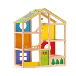 Hape Wooden All Season/4 Season 6 Tier Unfurnished Dollhouse Kids Play House For Children Ages 3 Years And Up, Multicolored -Children Products Store GUEST 7103d504 7733 48c0 852a 82d1093b2485
