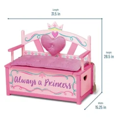 Princess Bench Seat With Storage - WildKin 9 Princess Bench Seat With Storage - WildKin -Children Products Store GUEST 722106f3 02e3 49e8 88e7 90c74f3da04c