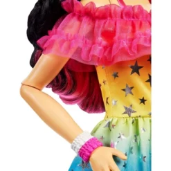 Barbie 28" Large Doll With Black Hair And Rainbow Dress -Children Products Store GUEST 72e24f15 ab58 4f14 a267 7cc3390f60d7