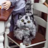 The Queen's Treasures 18 Inch Doll Pet Realistic Grey Striped Kitty Cat -Children Products Store GUEST 732bcec9 819b 4c83 9367 b5b51a26a3a4