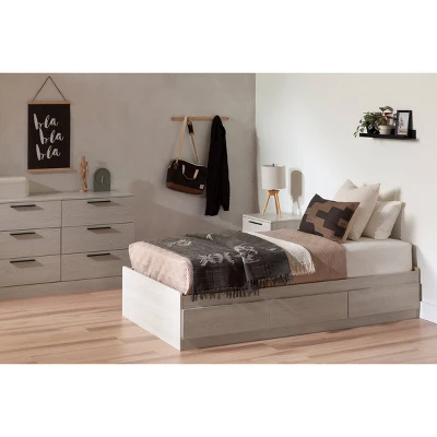 Step One Essential Mates Bed With 3 Drawers - South Shore 3 Step One Essential Mates Bed With 3 Drawers - South Shore