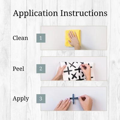 Black Watercolor Swiss Crosses Wall Decor - Decalcomania 9 Black Watercolor Swiss Crosses Wall Decor - Decalcomania - Image 7