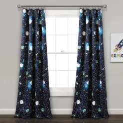 Universe Room Darkening Window Curtain Panels Navy - Lush Décor 13 Universe Room Darkening Window Curtain Panels Navy - Lush Décor -Children Products Store GUEST 7607c40a 864a 42e5 9e24 0a98ad19b912