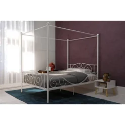 Twin Clara Metal Bed White - Room & Joy -Children Products Store GUEST 7769d9ba 5482 4c97 a62a fb0d5c25f3c8