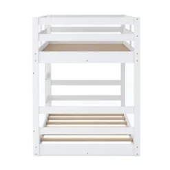 Twin Over Twin Bunk Bed With Ladder-ModernLuxe -Children Products Store GUEST 78084308 0fd7 4036 9f43 b8b805b12051