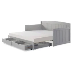 King Harmony Daybed With Conversion Dove Gray - Alaterre Furniture 14 King Harmony Daybed With Conversion Dove Gray - Alaterre Furniture -Children Products Store GUEST 7875a92c f137 4a46 b1e2 4832e09ce41e