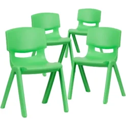 Emma And Oliver 4 Pack Plastic Stackable K-2 School Chair With 13.25"H Seat -Children Products Store GUEST 78d181ec 9342 471b b81e 83ee4df9cb11