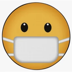 Deerlux Emoji Style Round Funny Smiley Face Kids Area Rug, Mask Emoji Rug -Children Products Store GUEST 78e5abae 2913 4cf8 a4f1 ad49356b5938