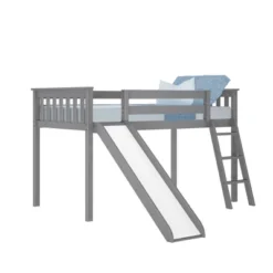 Max & Lily Twin Low Loft Bed With Slide -Children Products Store GUEST 78f5f6fd 7192 4495 8531 aeaeaa097bd0