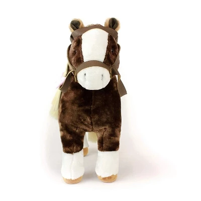 Playtime By Eimmie 18 Inch Doll Plush Horse With Saddle 4 Playtime By Eimmie 18 Inch Doll Plush Horse With Saddle - Image 2
