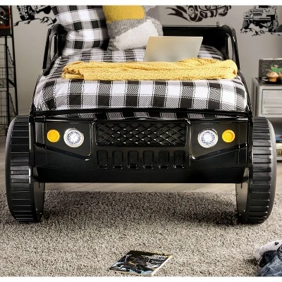 Twin Hemmer Speed Offroad Bed With Led Light Black - HOMES: Inside + Out 4 Twin Hemmer Speed Offroad Bed With Led Light Black - HOMES: Inside + Out - Image 2