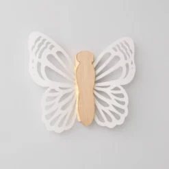 Butterfly Wood Lit Kids' Wall Decor Cream - Pillowfort™ -Children Products Store GUEST 7b038660 261a 42af 8baa 03a5b9a54a2c