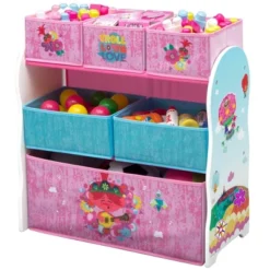 Disney Trolls World Tour Design And Store 6 Bin Toy Organizer - Delta Children -Children Products Store GUEST 7bd4b7cf e148 40bb af2b ff4f8a89b384