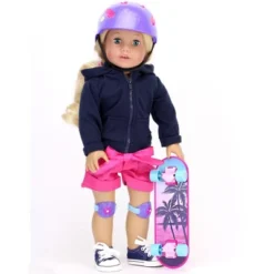 Sophia’s Skateboard, Helmet And Knee Pads Set For 18" Dolls, Multicolor -Children Products Store GUEST 7d6d2719 dedc 4445 92fb cb6818cce395