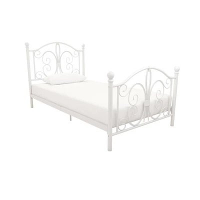 Twin Kids' Bombay Metal Bed White - Room & Joy 7 Twin Kids' Bombay Metal Bed White - Room & Joy - Image 5