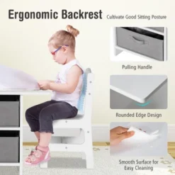 Babyjoy Kids Art Play Wood Table And 2 Chairs Set W/ Storage Baskets Puzzle 15 Babyjoy Kids Art Play Wood Table And 2 Chairs Set W/ Storage Baskets Puzzle -Children Products Store GUEST 82b00bbf cbbb 4617 8057 a38810842849