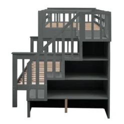 Twin-Over-Full Bunk Bed With Storage Stairs And Guard Rail - ModernLuxe 17 Twin-Over-Full Bunk Bed With Storage Stairs And Guard Rail - ModernLuxe -Children Products Store GUEST 8328d0aa 61db 4651 abb8 9c8e579a6be6