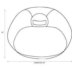 XL Fuzzy Kids' Bean Bag Gray - Pillowfort™ -Children Products Store GUEST 85caa259 fee0 4128 8f84 a6c301573fe4