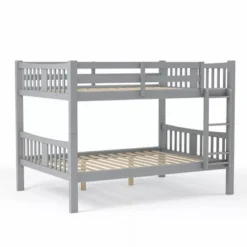 HOMES: Inside + Out Twin Over Twin Kids' Clare Bunk Bed Gray - IoHOMES -Children Products Store GUEST 866af7f7 4a3e 416d 99e1 b2d7e1d7a2f6