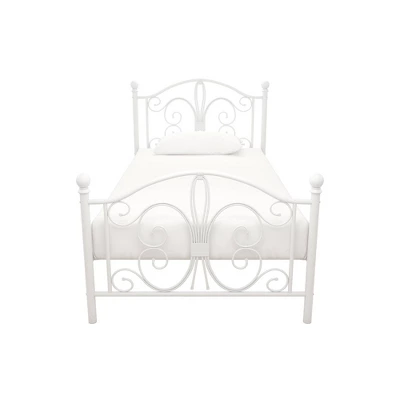 Twin Kids' Bombay Metal Bed White - Room & Joy 8 Twin Kids' Bombay Metal Bed White - Room & Joy - Image 6