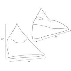 Triangle Lounge Kids’ Chair - Pillowfort™ -Children Products Store GUEST 8a0c4c85 7960 4d15 b36c b9e388edfa05