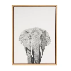 24" X 18" Elephant Framed Canvas Art - Uniek -Children Products Store GUEST 8a5fda8d 9753 4d49 b2d1 24614c182b8e