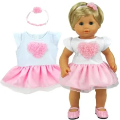 Sophia’s Heart Dress And Headband Outfit For 15'' Dolls, White/Pink 6 Sophia’s Heart Dress And Headband Outfit For 15'' Dolls, White/Pink -Children Products Store GUEST 8b559f35 9d5d 45f2 8c9e 3c9484e47293