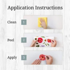 Watercolor Wildflowers Wall Decor - Decalcomania -Children Products Store GUEST 8b7e4b50 1ac9 4c9f 8c3a dfadbb0e7683