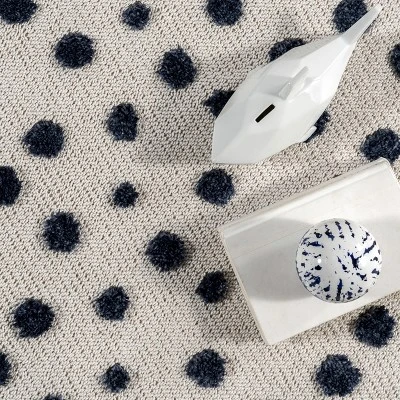 NuLOOM Alena Starry Night High-Low Kids Tasseled Area Rug 7 NuLOOM Alena Starry Night High-Low Kids Tasseled Area Rug - Image 5