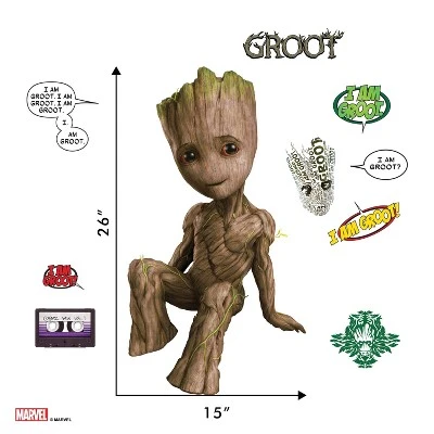 Groot Wall Decal - Decalcomania 3 Groot Wall Decal - Decalcomania