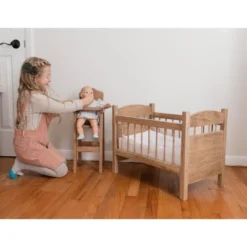 Remley Katie’s Collection Kids Wooden Doll Crib Playset - Ships Assembled - Ships Assembled -Children Products Store GUEST 94a9c973 947d 4270 abdc c2796a054a4b