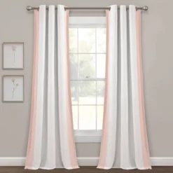 40"x84" Kids' Block Border 100% Lined Grommet Blackout Single Window Curtain Panel - Lush Décor -Children Products Store GUEST 94af23bb 1423 4920 89ef 0eef571dd944