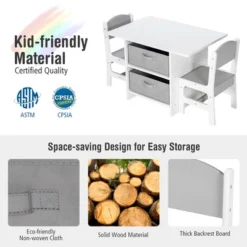 Babyjoy Kids Art Play Wood Table And 2 Chairs Set W/ Storage Baskets Puzzle 14 Babyjoy Kids Art Play Wood Table And 2 Chairs Set W/ Storage Baskets Puzzle -Children Products Store GUEST 95df00e3 7cd4 48d8 83cf 76ad21bc90b9