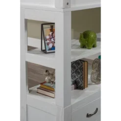 Twin Highlands Loft Bed With Desk, Chair And Hanging Nightstand White - Hillsdale Furniture -Children Products Store GUEST 9689f10e 99f7 4d93 a0bc 435d58391f3e