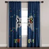 52"x84" Kids' Video Games Window Curtain Panel Set Navy - Lush Décor