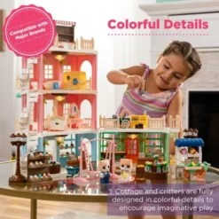 Best Choice Products Deluxe Cottage Dollhouse Mansion Pretend Toy Playset W/ 225 Accessories And Tiny Critters For Kids -Children Products Store GUEST 997713e5 f79f 43bb be30 e3bee31b7ed8
