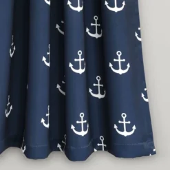 52"x63" Anchor Room Darkening Window Curtain Panels Navy - Lush Décor -Children Products Store GUEST 9acbed53 8e4d 4793 bb61 1f4801a8b755