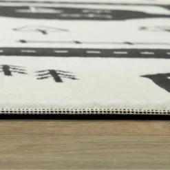 4'1"x5'6" Roadmap Black/White Rug - Balta Rugs 9 4'1"x5'6" Roadmap Black/White Rug - Balta Rugs -Children Products Store GUEST 9b9dea0a ef52 45e8 91d3 fa20afb79fb5